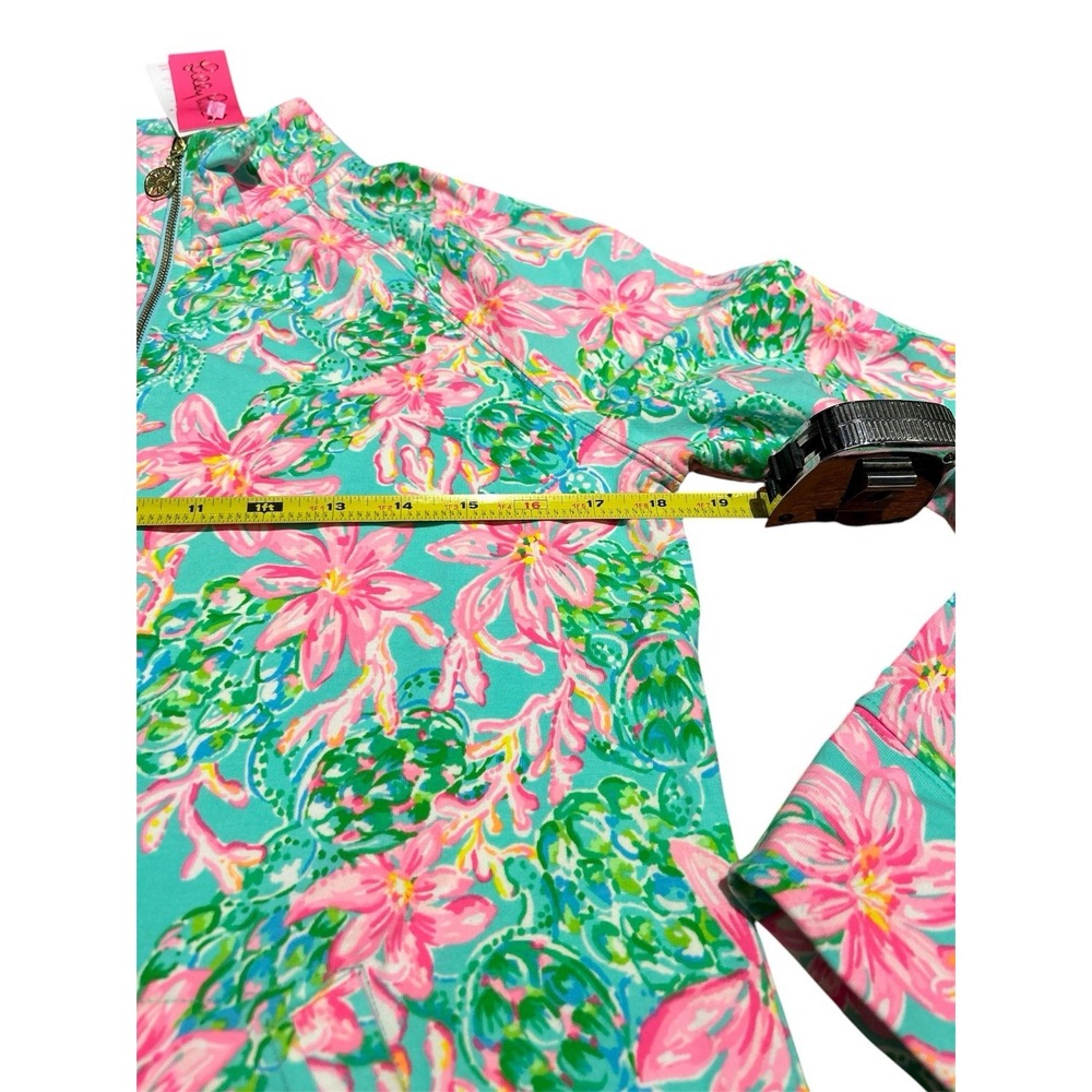 Lilly Pulitzer NWT UPF 50+ Skipper Popover So Shellegant Sz Small 1/4 Zip - Picture 6 of 6
